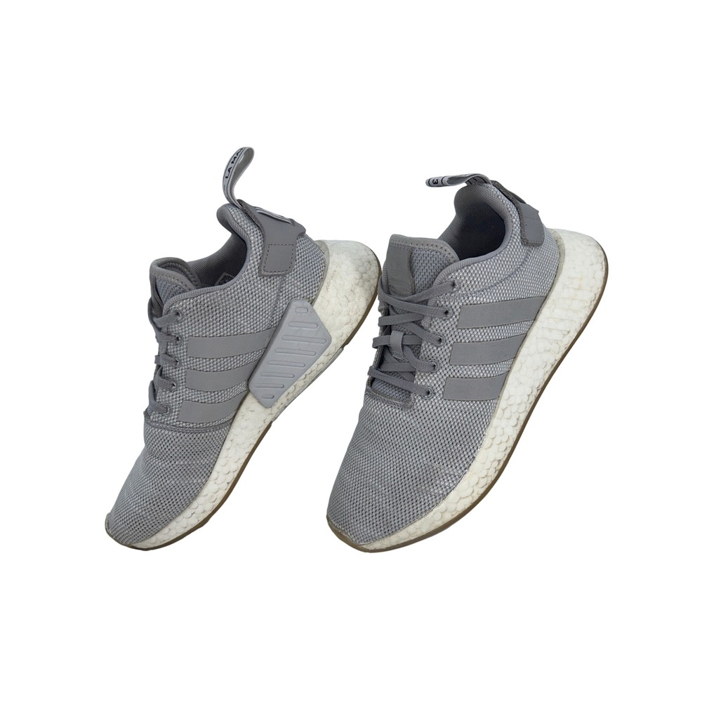 Adidas NMD R2 Grey Five Women's Running Shoes Sneakers AQ0196 Size 8